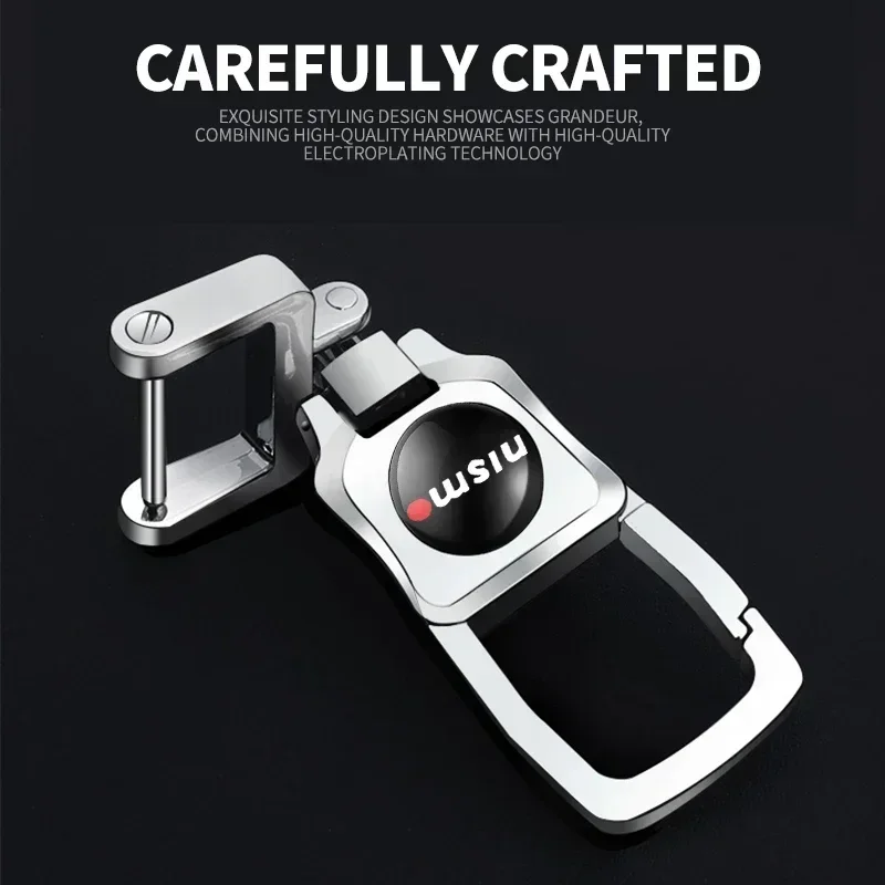 Автомобильный металлический брелок с защитой от потери 3D стильные значки для