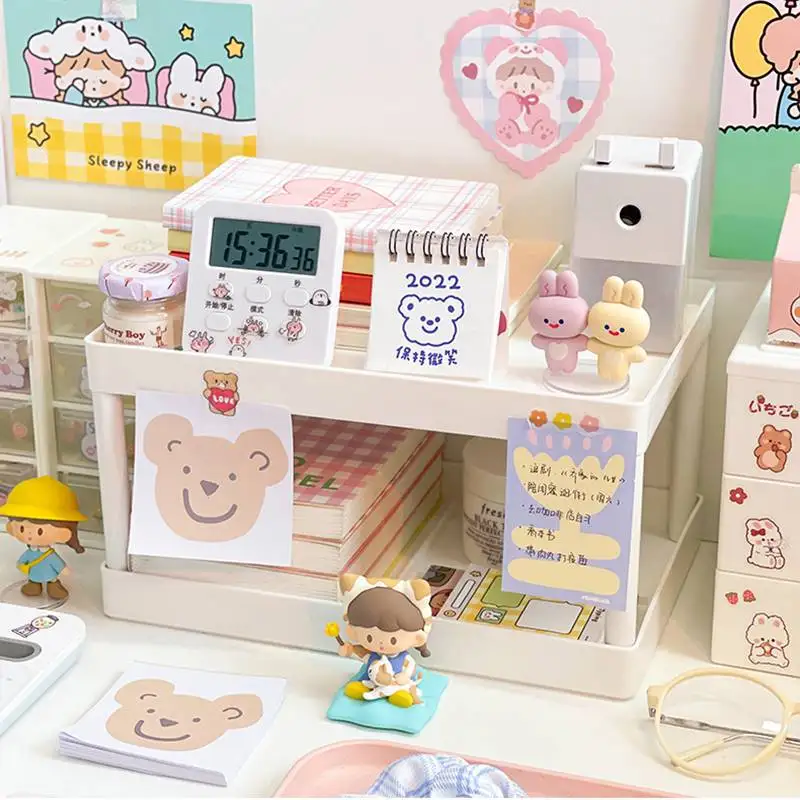 

Многоуровневый Настольный органайзер, коробка, стационарный контейнер, подставка для всякой всячины, держатель для ручки, рабочая полка, шк...