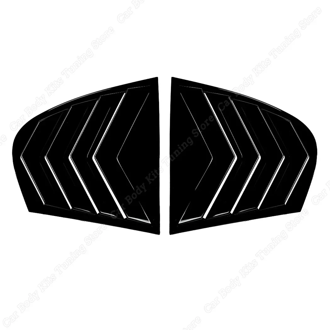 Жалюзи пластиковые черные и Углеродные для BMW 5 серии E60 2004-2010 1 пара