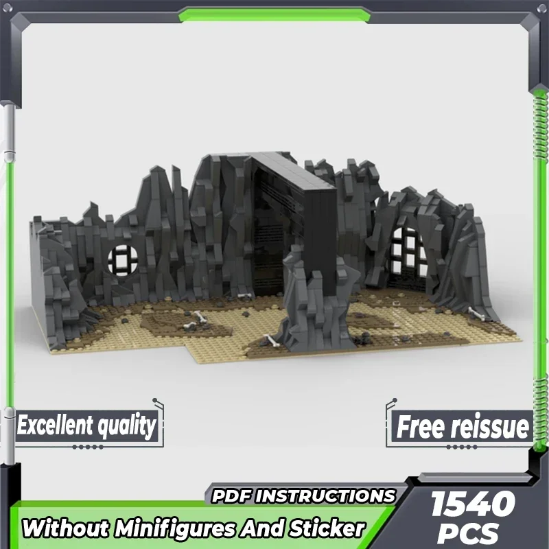 Популярные звездные фильмы модель Moc строительные кирпичи технология Rancor Pit