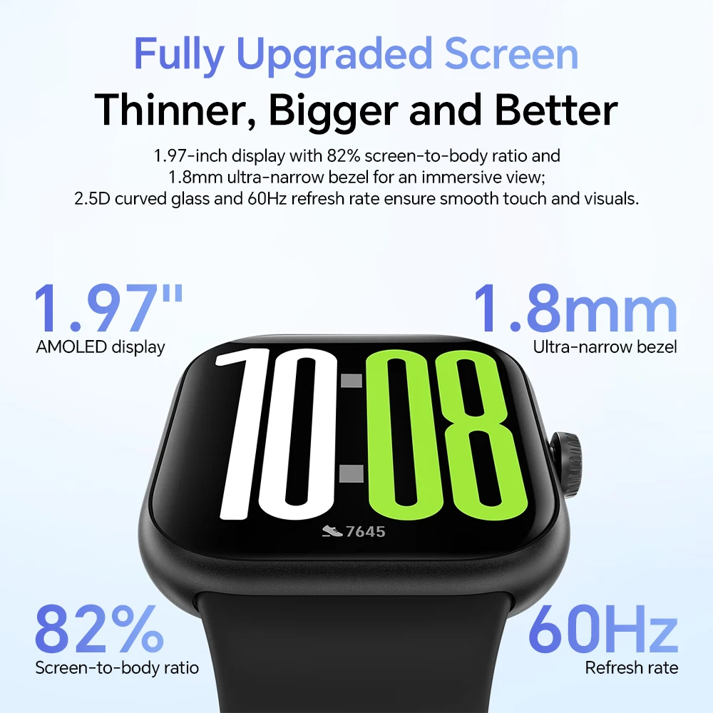 Фото Глобальная версия HONOR CHOICE Watch 2 Pro, 1.97'' AMOLED, Bluetooth-звонки, GNSS, водонепроницаемость 5ATM, мониторинг здоровья, 14 дней автономной работы №3