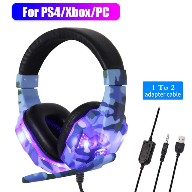 Игровая гарнитура с шумоподавлением микрофоном для геймеров | Электроника