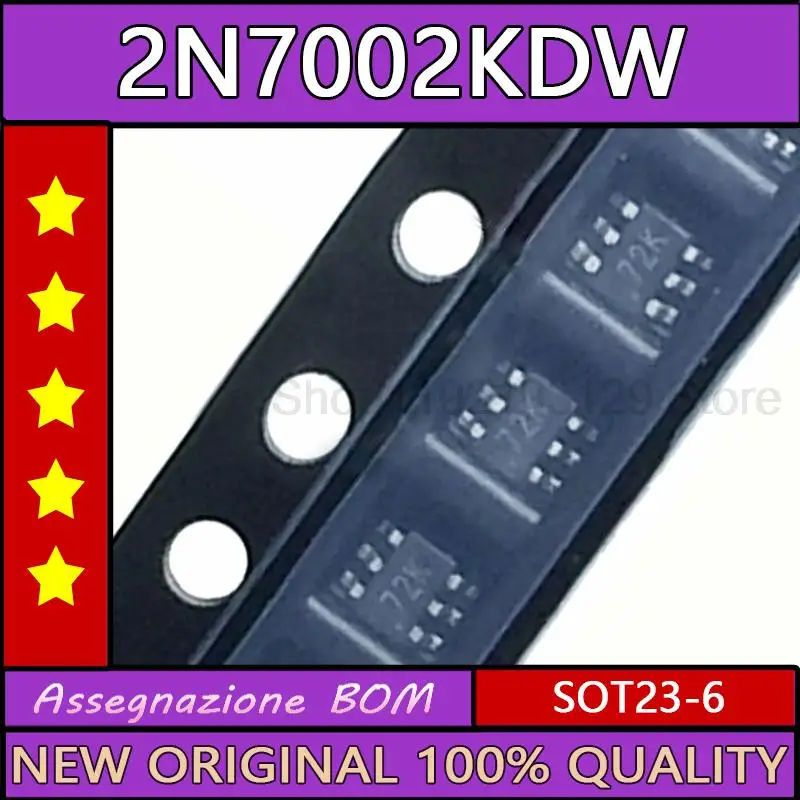 

10 шт. 2N7002KDW 2N7002 фотосессия