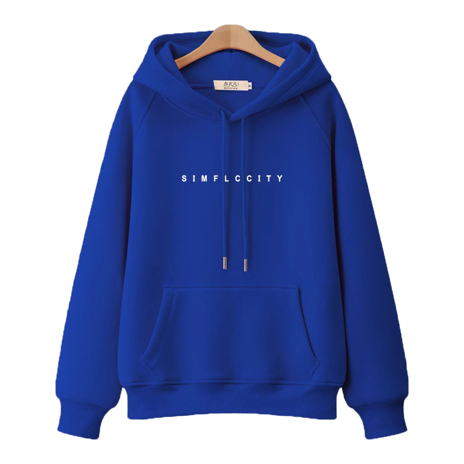 

Autumn and winter loose and heavy cashmere hoodie girl