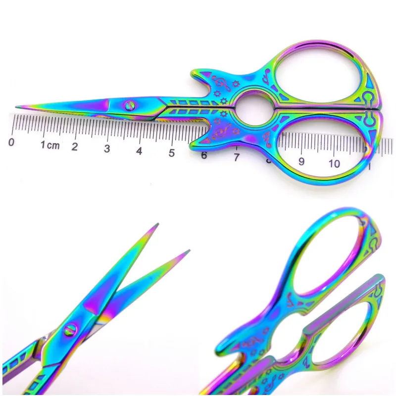 

Hot Vintage 1Pc Scissors 114*50mm Guitar Pattern Dressmaker Shears Classic Sewing Scissors for Sewing and Needlework Tools