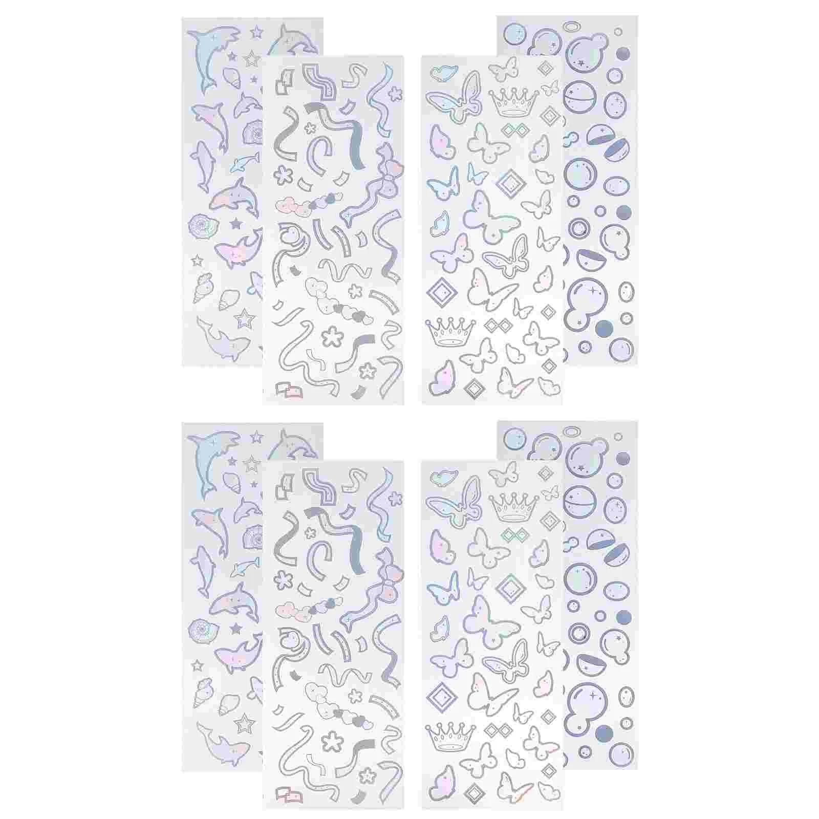 

8 Sheets Craft Scrapbook Stickers Album Planner Diy Stickers Scrapbooking Scrapbook Stickers Craft Stickers