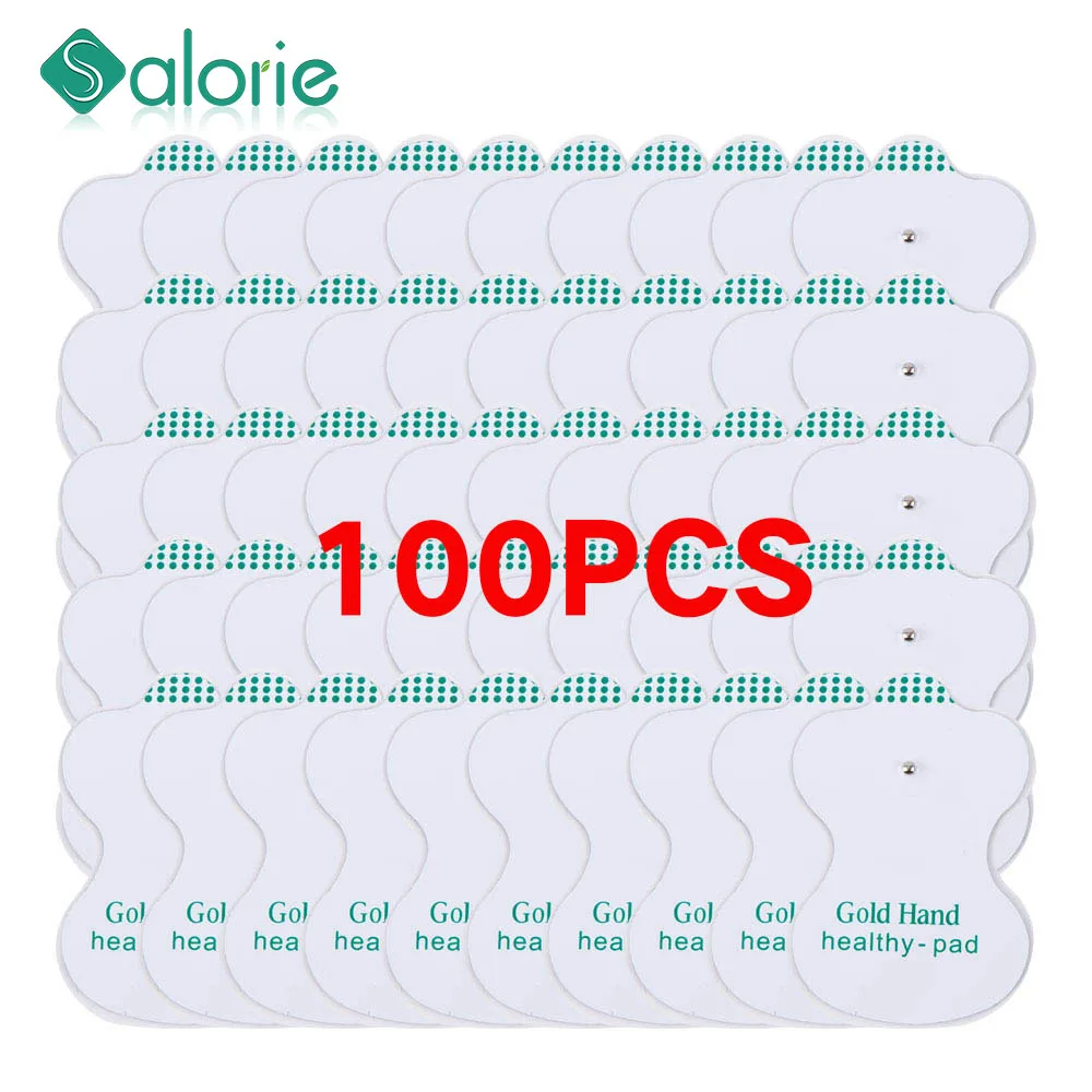 

50/100pcs Tens Electrode Pads Conductive Gel Pad Body Acupuncture Therapy Massager Therapeutic Massage Electro Pads