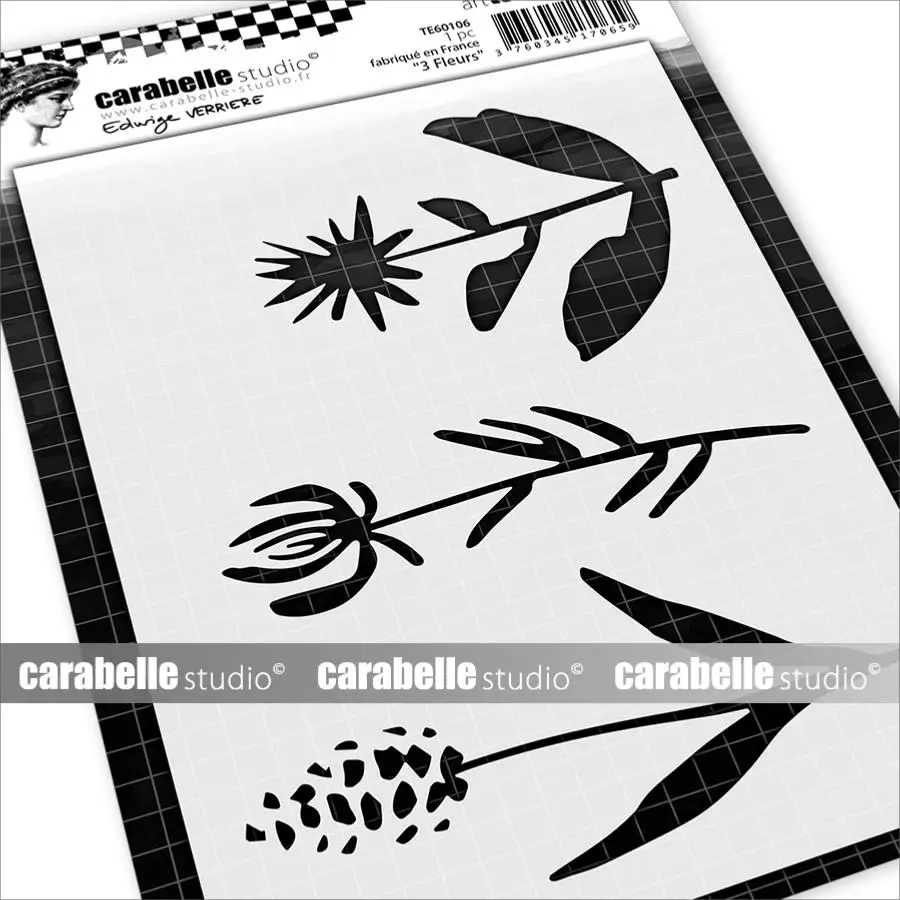 

2022 Summer New 3 Flower Patterns Stencils Diy Greeting Cards Making Scrapbooking Album Diary Paper Decoration Coloring Molds