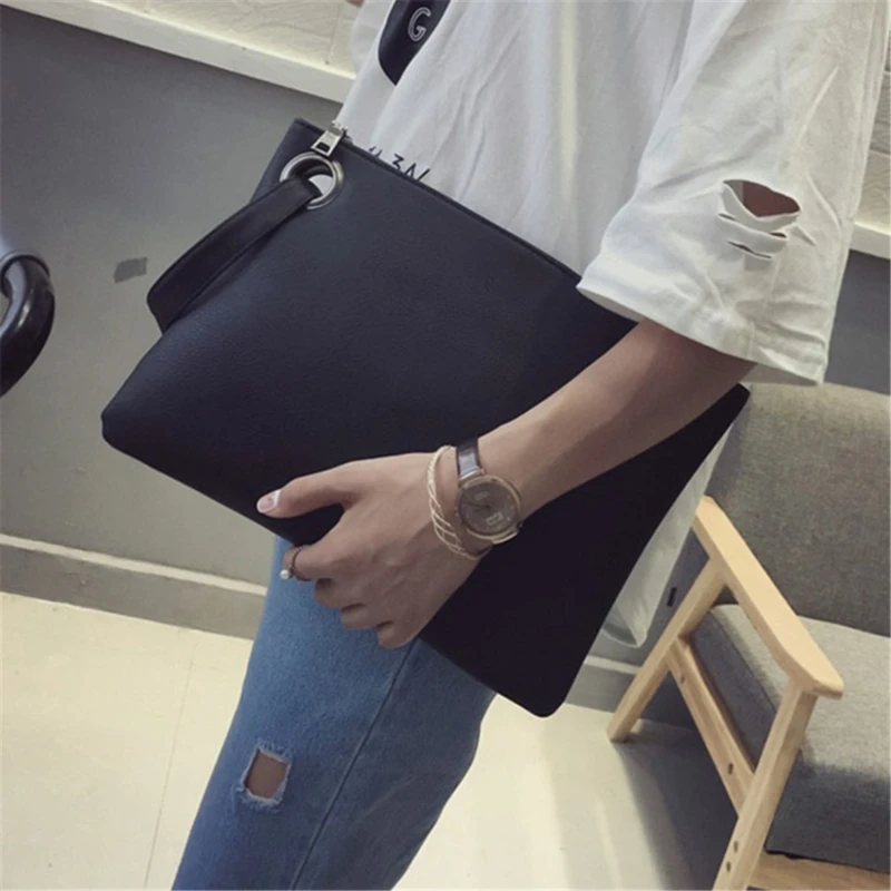 

Fashion Women Elegant Party Clutches PU Leather Envelope Clutch Bag Handbag Lady Female Vintage Evening Bag New
