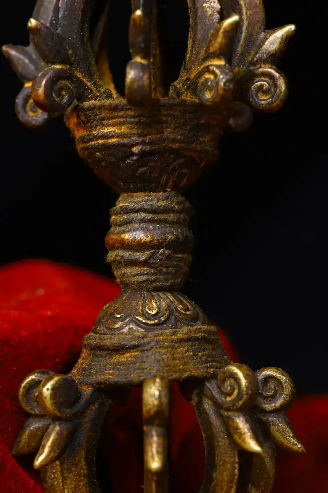 16 5 см Тибетский буддизм латунный Экзорцизм Dorje Vajra Phurpa кинжал FaQi