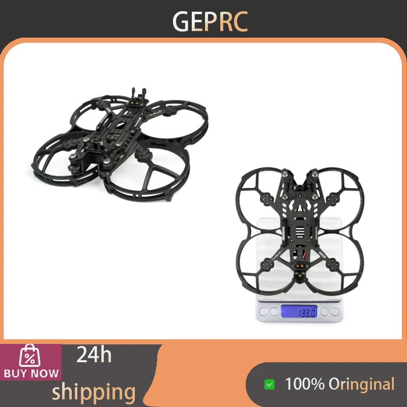 Фото Рама GEPRC GEP-CL35 V2, совместимая с DJI O3 VTX, рама для FPV-дрона Cinelog35 V2 для HD-видео №1