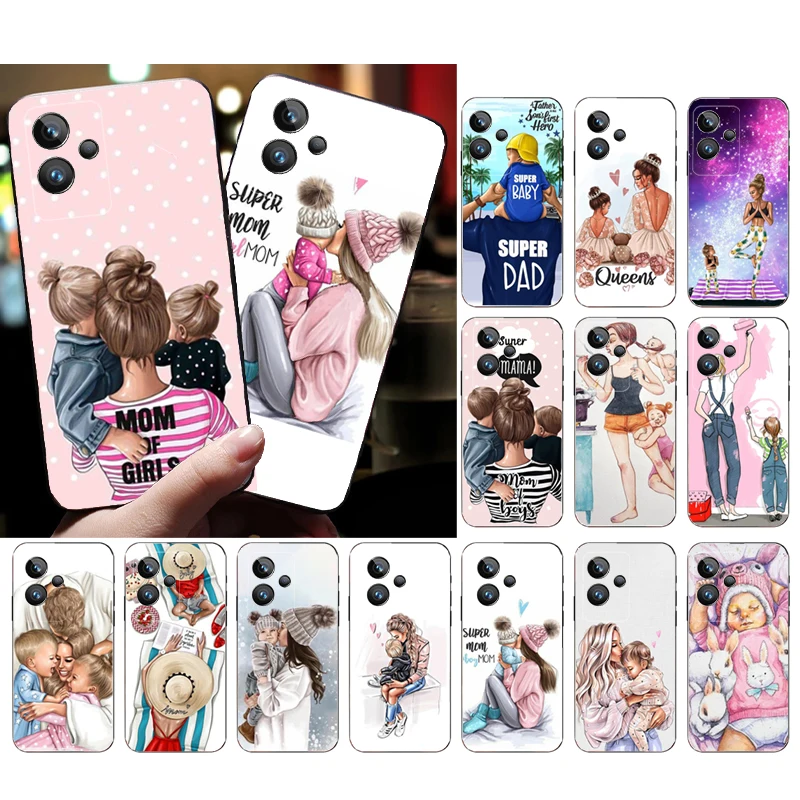 

Phone Case for OPPO Realme GT 2 Pro X2 Pro XT C25S 9 8 7 6 Pro 6i GT Master C3 C21 C21Y C11 X3 SuperZoom Baby Mom Girl Dad Son