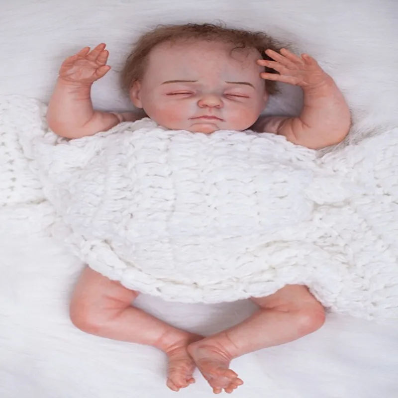 

Baby Doll Reborns Toddler Girl Full Silicone Realistic Soft Touch Handmade Artist Collection Lifelike Vinyl Alive Toy For Child