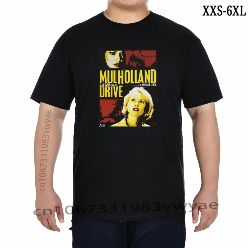 

Mulholland Drive Movie Poster TShirt David Lynch Watts Rossellini Tv Twin Peaks Wholesale Tee Shirt XXS-6XL