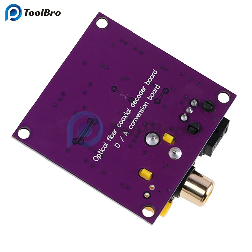 Плата цифрового аудио декодирования ЦАП 5-12 В постоянного тока 24 бит 192 кГц