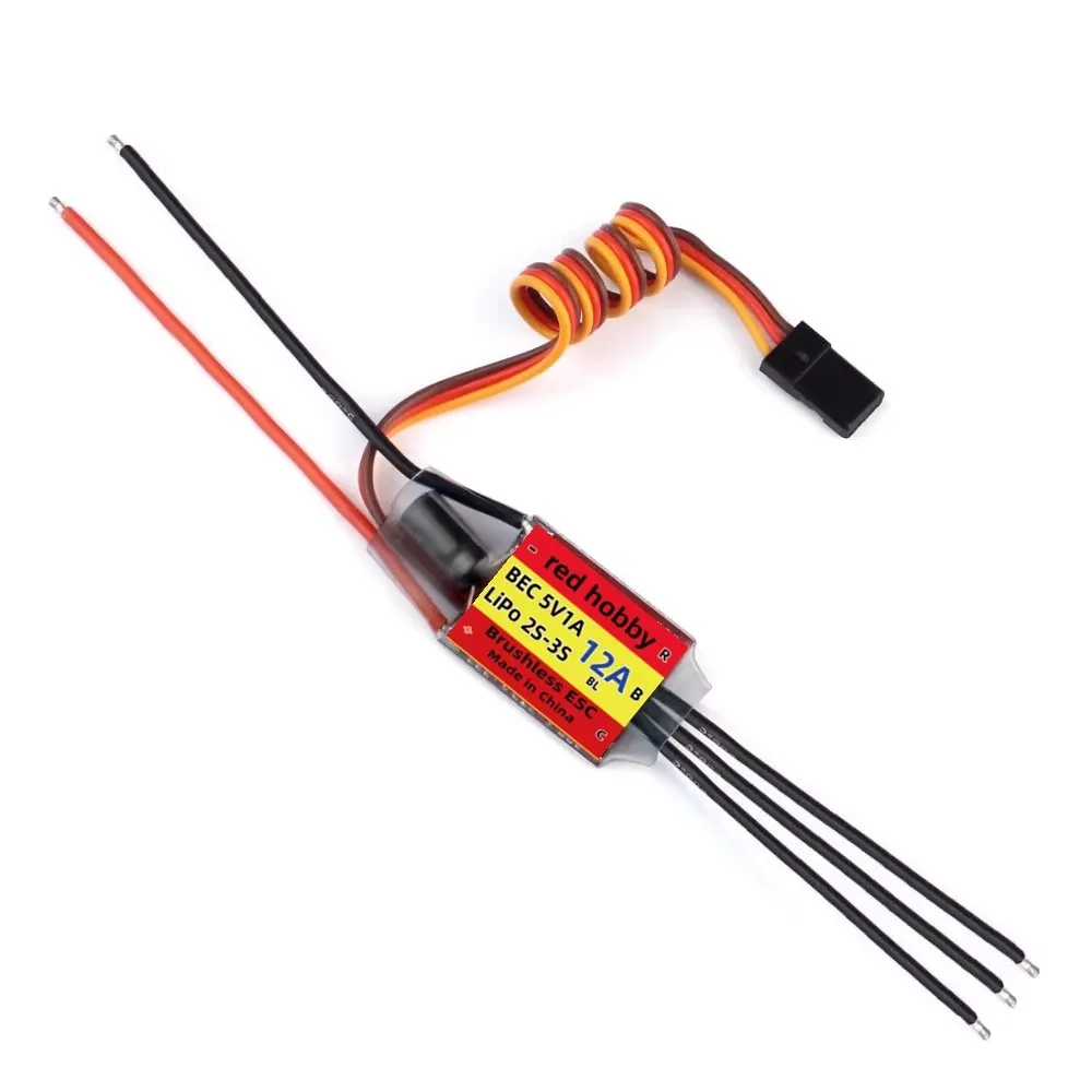 Фото RedHobby ESC 2-3S 12A со встроенным UBEC 5В 1А |   BLHeli программировано для радиоуправляемых автомобилей/планеров/вертолетов №1