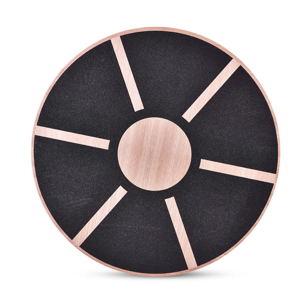 

Anti slip Wooden Wobble Balance Board for Fitness Training Rehabilitation Exercise