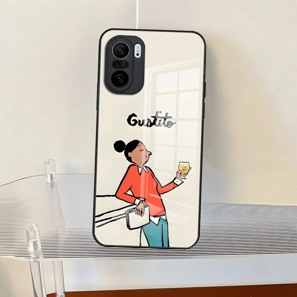 Забавный чехол для телефона J-Jean Jullien Art Redmi 13 12 13c 12c Note Pro Plus 11 10 12s 11s Задняя крышка из