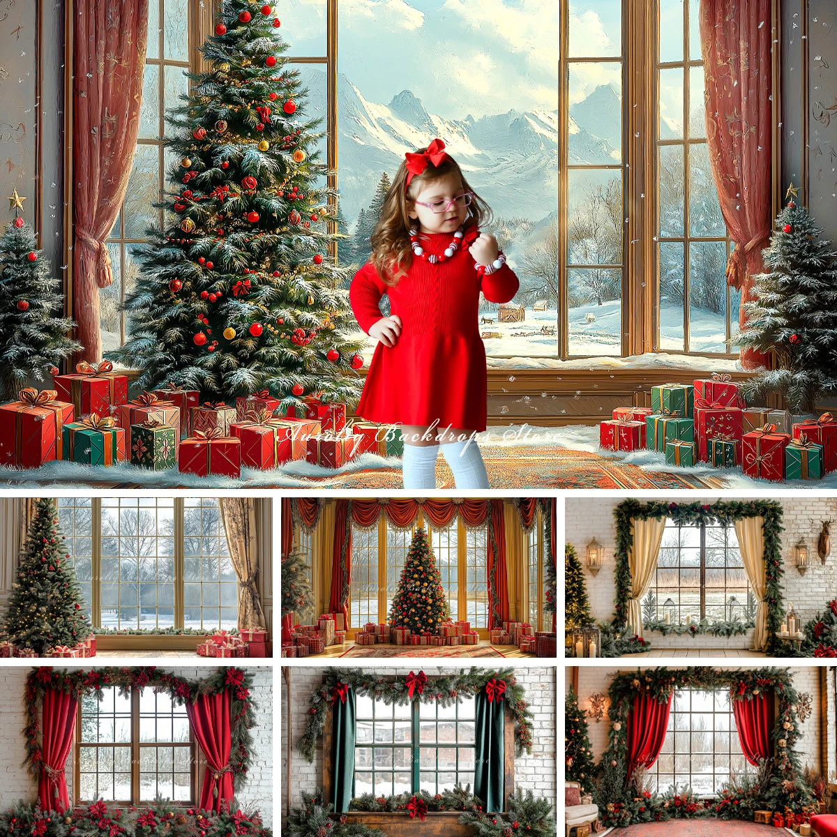 Рождественские фоны для фотосъемки |