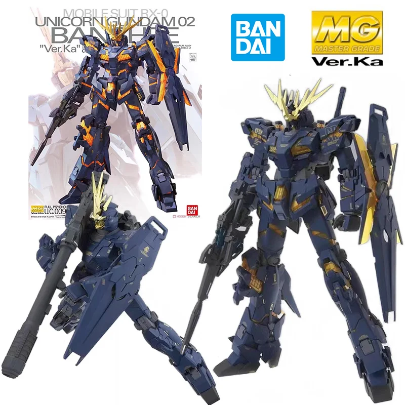 Bandai MG 1/100 Gundam Единорог 02 Banshee Norn Ver.ka 20 см Animme оригинальная экшн-модель игрушка