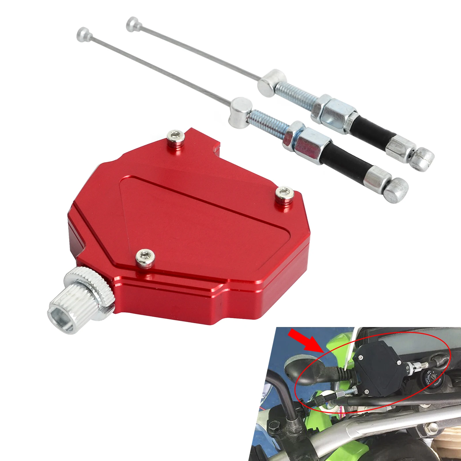 CNC трюковая муфта легкая кабельная система для Honda CR80 CR85 CR125 CR250 CR500 CRF150F CRF230F CRF150R