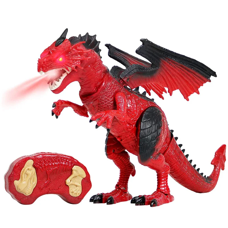 Электрический динозавр-пульт дистанционного управления игрушка дракона с