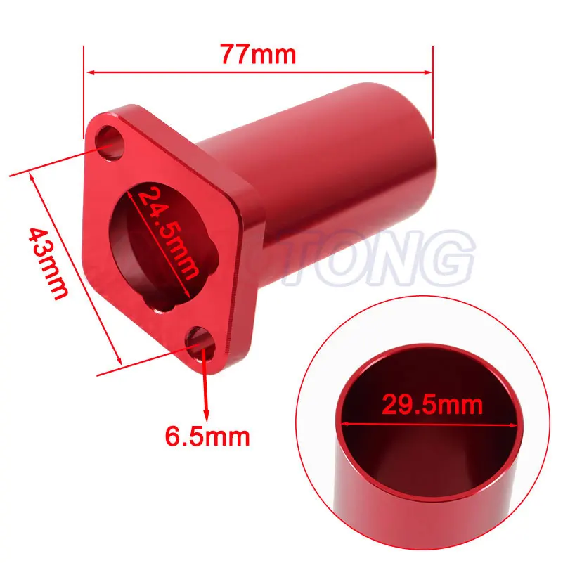 

Универсальный интерфейс карбюратора мотоцикла для Mikuni VM22 PZ19 PZ26, аксессуары для карбюратора с ЧПУ, впускная труба, коллектор, адаптер для велосипеда для грязи