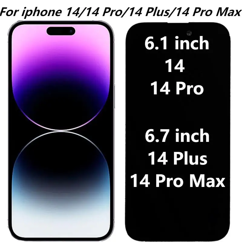 Оригинальный Новый ЖК-экран для iPhone 14 экран для iPhone 14 pro дисплей сенсорный экран дигитайзер в сборе Замена для 14pro max ЖК