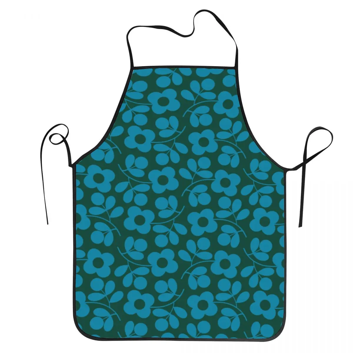 

Orla Kiely Stem Sprig Pattern Apron Women Men Unisex Bib Scandinavian Flower Kitchen Cooking Tablier Cuisine Chef Painting