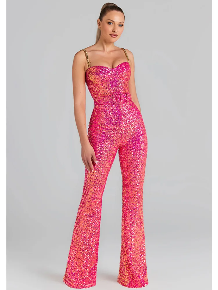 Женский сетчатый комбинезон с открытой спиной