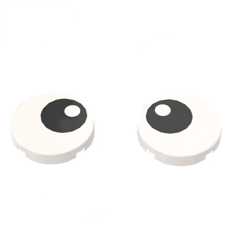 10 шт., детали конструктора MOC 14769 pr1003, с большими глазами, 2x2