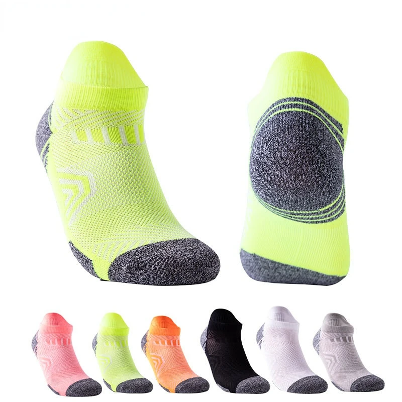 

Высококачественные спортивные носки для бега мужские быстросохнущие нейлоновые амортизирующие носки детские сетчатые дышащие