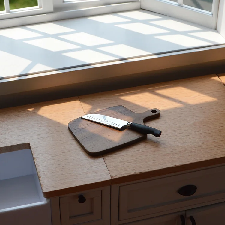 Миниатюрный Кукольный домик в масштабе 1/6 кухонный нож мини-кухонная утварь для