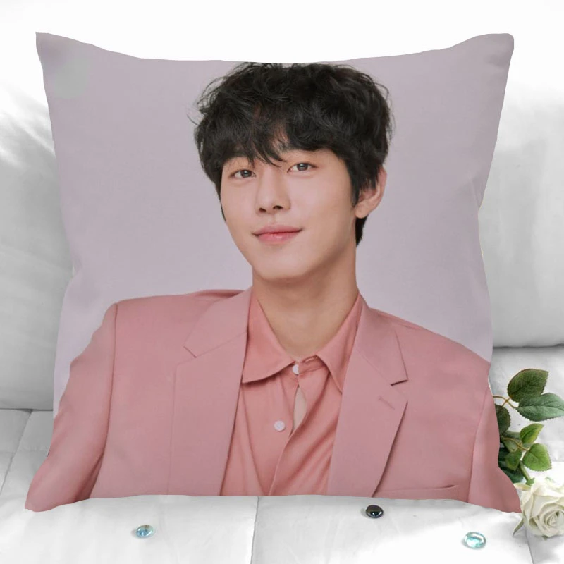 

Наволочки Ahn Hyo Seop на заказ, квадратная наволочка с принтом, декоративная домашняя наволочка, 45x45 см