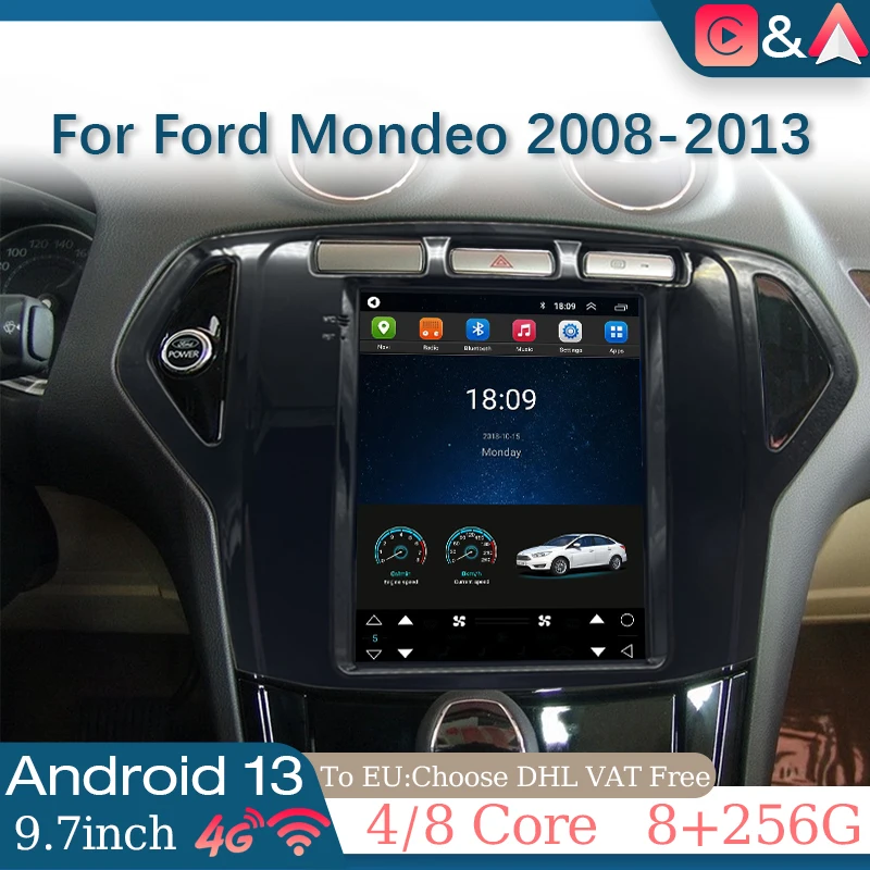 Новый стиль навигации для Ford Mondeo радио плеер Carplay Android авто мультимедийный видео