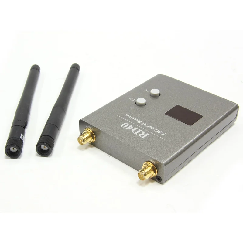 

FPVOK FPV 5.8 GHz 40CH RD40 Raceband Dual Diversity Receiver With A/V and Power Cables