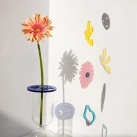wind chime practical cute unique flower print nordic style wind chime for wall wind chime pendant windchime