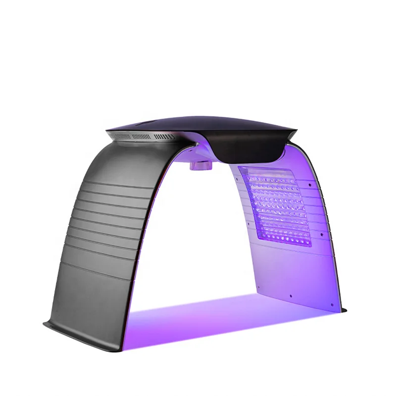 

Hot sale cold sprayer therapy7 color LED PDT light with facial steamer jet peel pdt system beauty equipment.