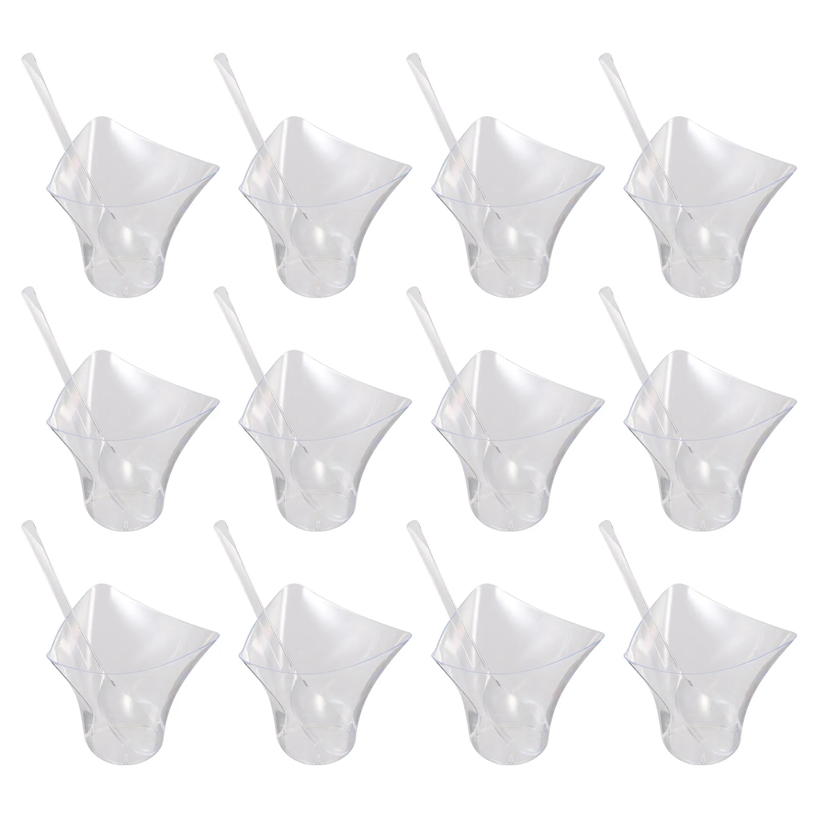 

Cups Dessertmini Pudding Clear Tumbler Bowls Cup Bowl Parfait Yogurt Snack Appetizer Cream Ice Jelly Fruit Mousse Small