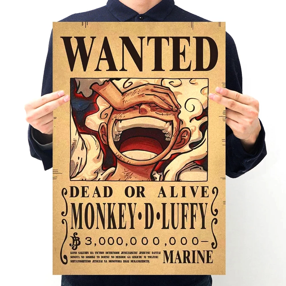 

Новые постеры в стиле аниме Luffy 3 миллиарда Bounty, предназначенные для детей, детские фигурки, винтажные строительные игрушки