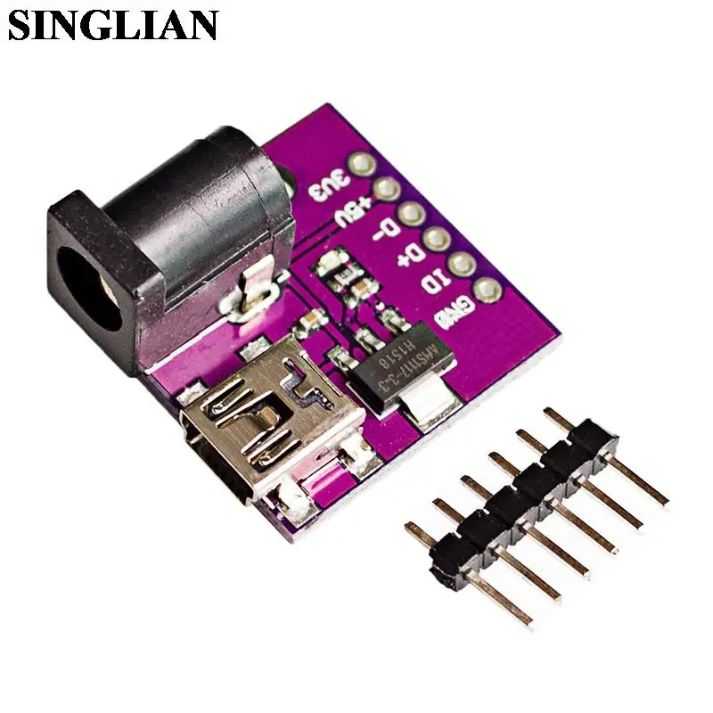

10pcs MINI USB 5V Socket USB Power Supply Interface AMS1117 3.3V DC Power Outlet Module