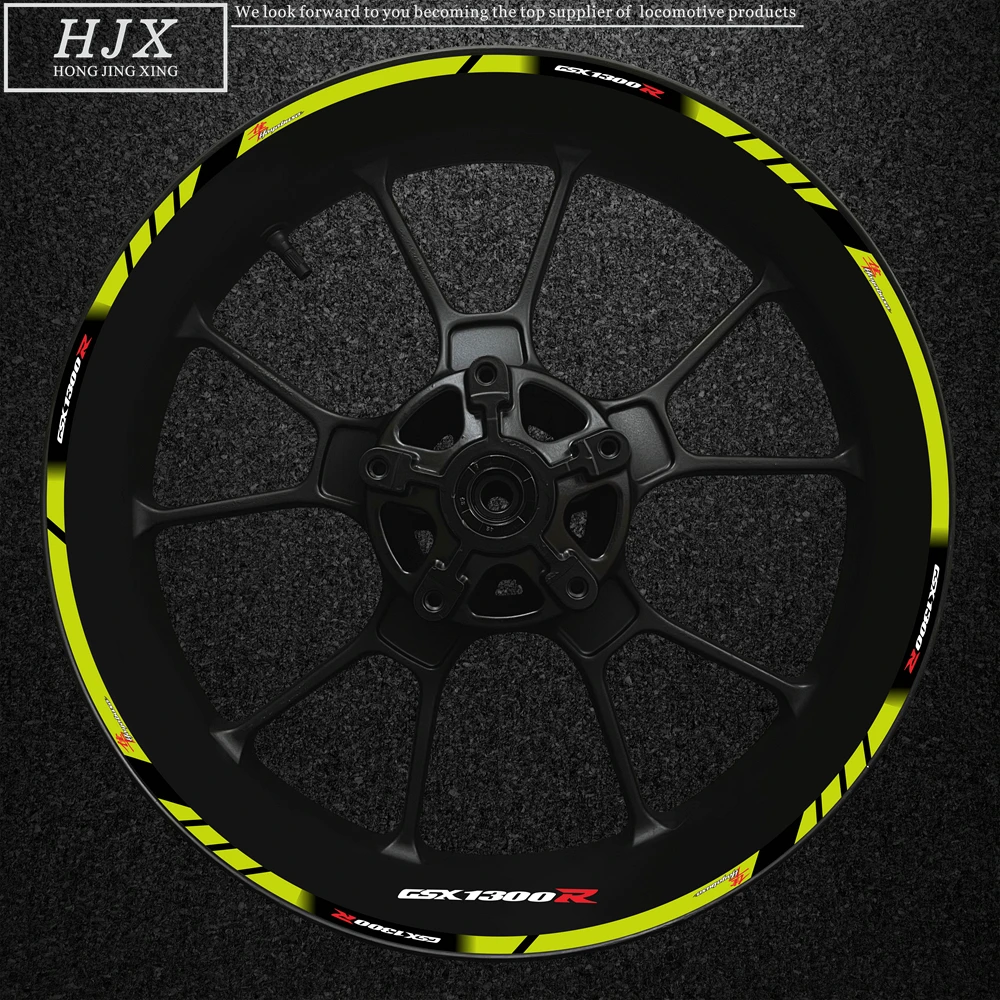 

Мотоцикл Suzuki Gsx-r1300 Hayabusa GsxR1300r, колесо, колесные диски и модификация обода, светоотражающие наклейки