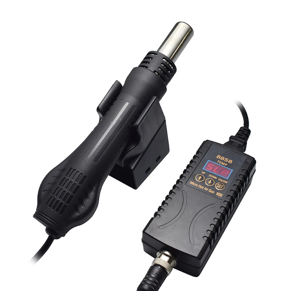 Eruntop 8858 цифровой дисплей DIY пистолет горячего воздуха SMD наладочная станция Mini 858D |