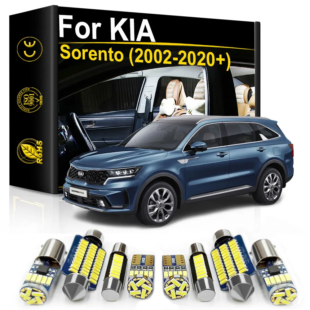 

Для KIA Sorento BL XM UM MQ4 2002-2007 2011 2013 2014 2015 2016 2017 2019 2020 2021 внутренняя Светодиодная лампа Canbus автомобильные аксессуары