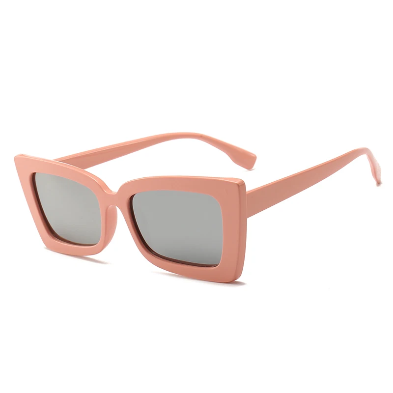 

New Fashion Women Luxury Brand Square Sunglasses Ladies Vintage Oversized Sun Glasses Female Big Frame Uv400 Shades Black