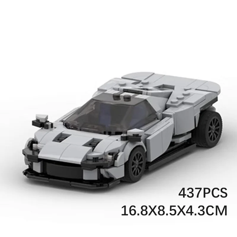 MOC блоки Совместимые с LEGOs Ferraris SP3 модели автомобиля монтажный блок игрушки