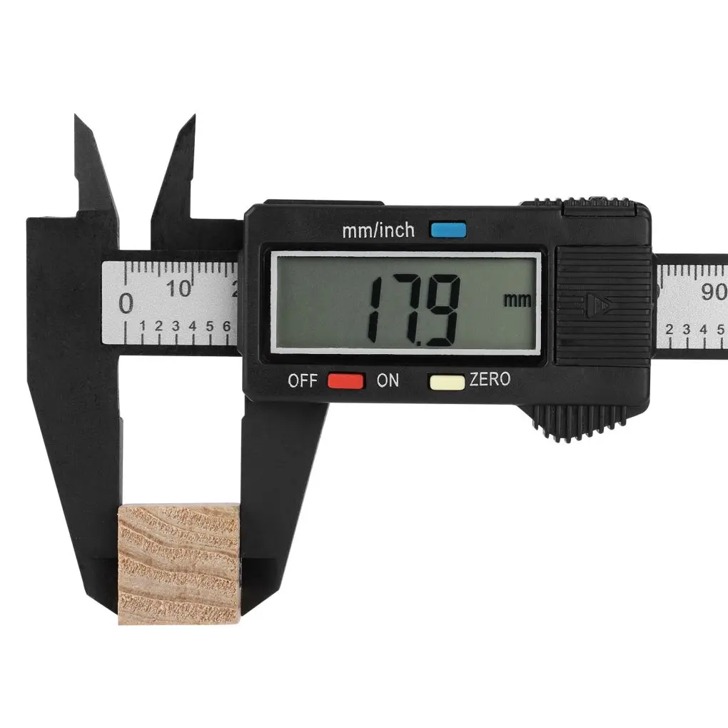 

Digital Caliper Woodworking Angle Meter Battery-operated LCD Screen Vernier Calipers Measurement Accessory 0-150mm