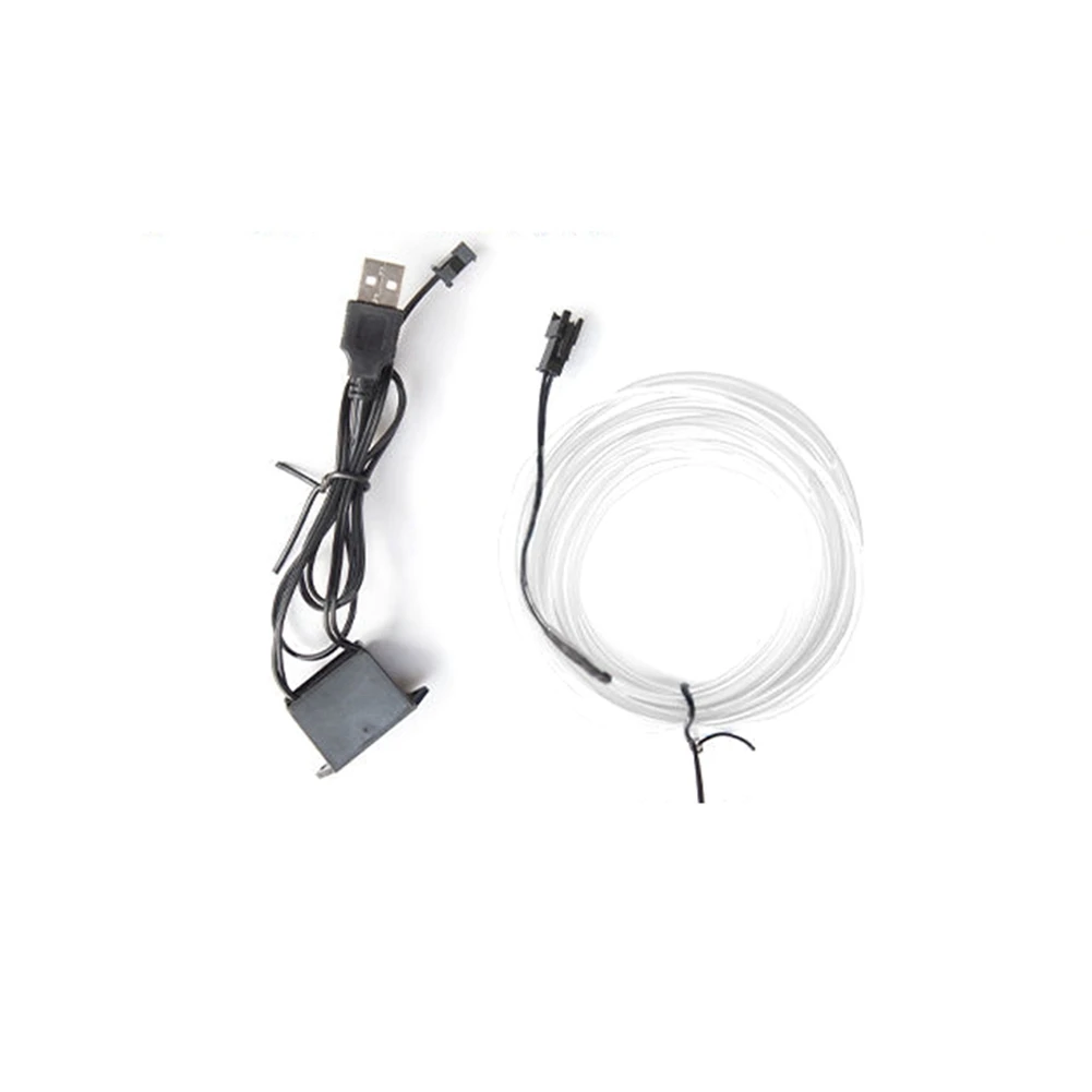 

In-Car Atmosphere Light USB Car Cold Light LED Without Breaking Line Modification Atmosphere Light(Ice