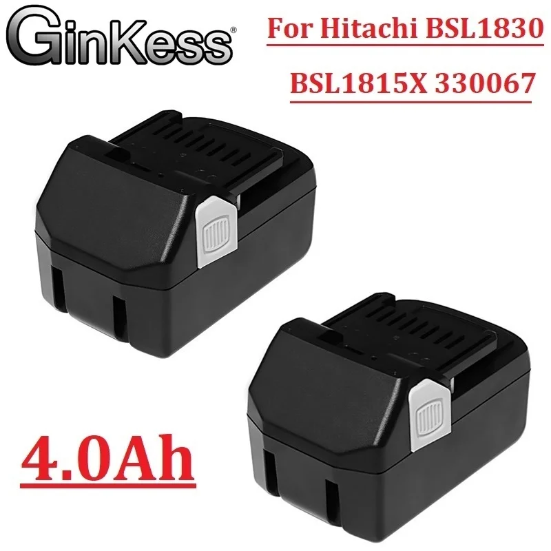 

18V 4000mAh For Hitachi Li-ion Power Tool Battery For Hitachi BSL1815X BSL1830 330067 330068 330139 330557 Replacement Batteries