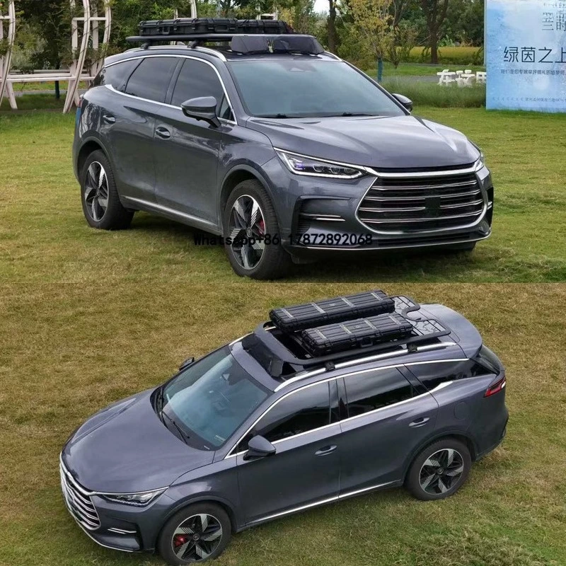 Фото Багажник на крышу для Song PLUS 2019-2025, Song PRO, BYD Tang 2018-2025, изготовлен из высококачественного алюминиевого сплава. №1